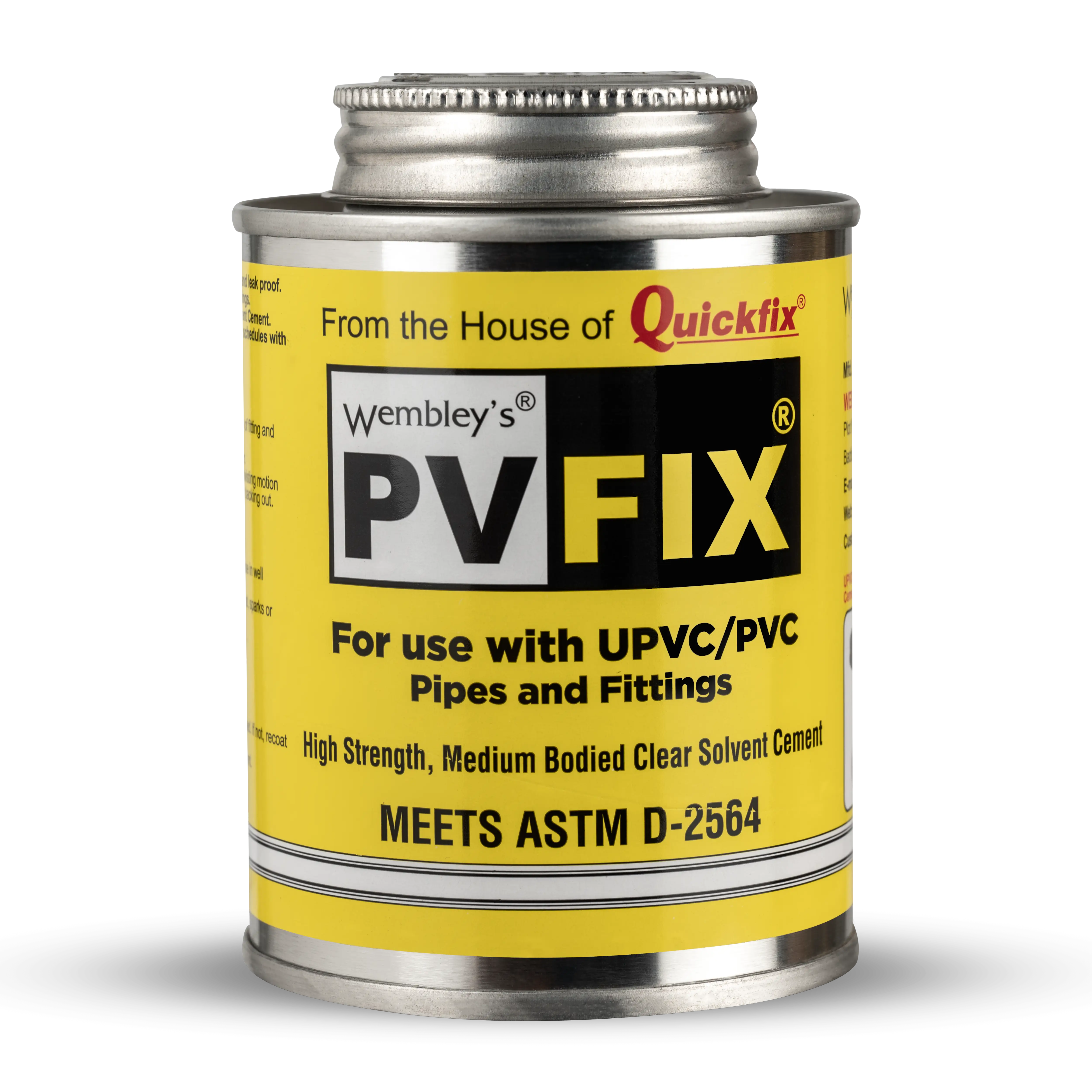 pv fix-clear solvent cement